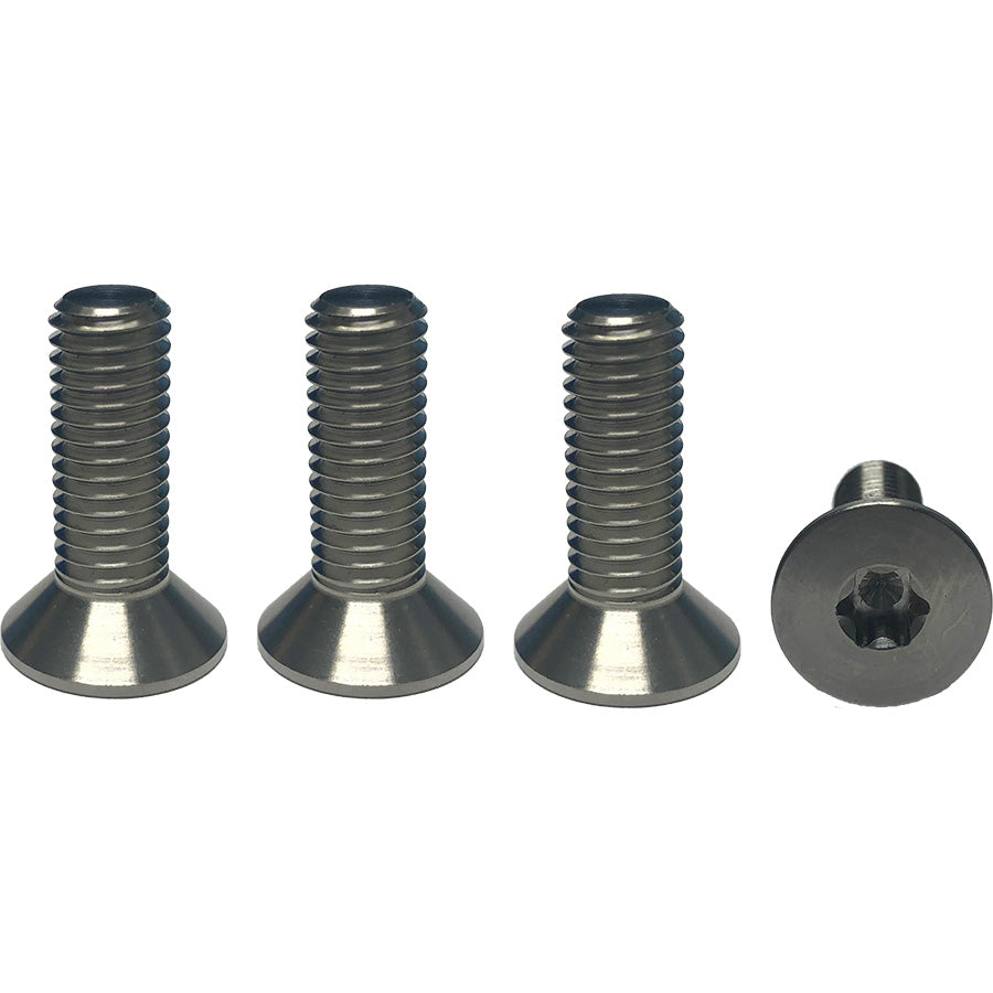 Foilite M8 Titanium Hydrofoil Hardware Set - 4 Track Nuts and 4 M8 Screws