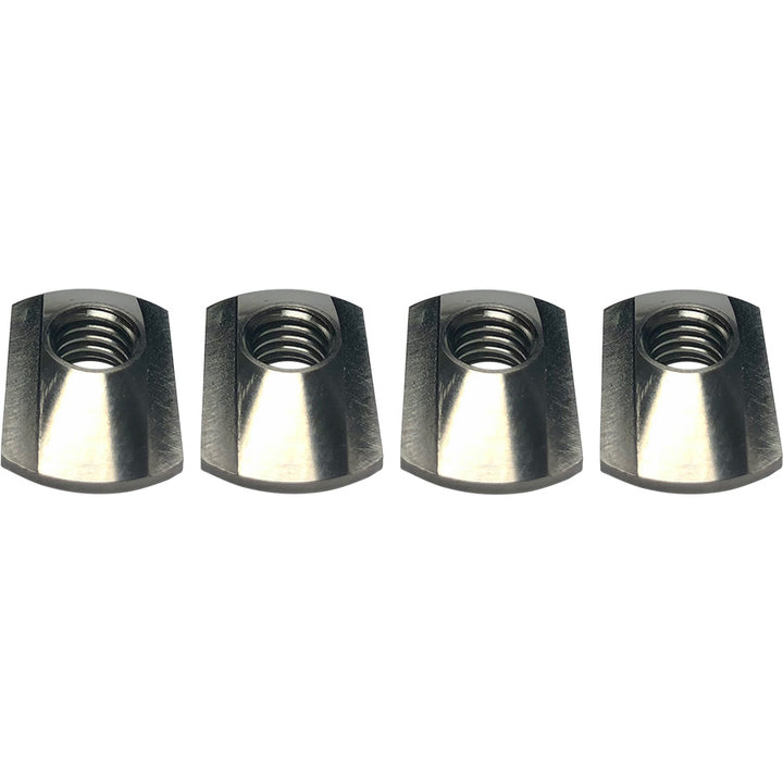 Foilite M8 Titanium Hydrofoil Hardware Set - 4 Track Nuts and 4 M8 Screws