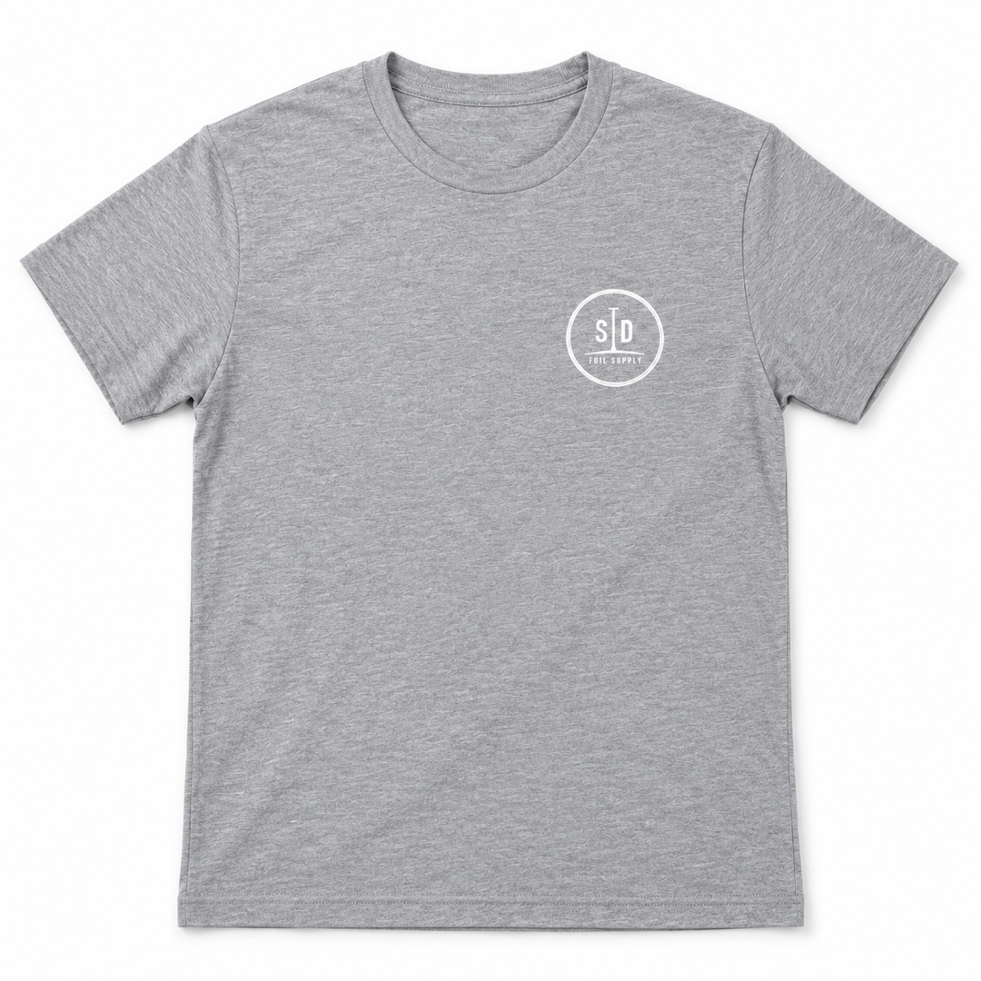 San Diego Foil Supply Heather Logo T-Shirt