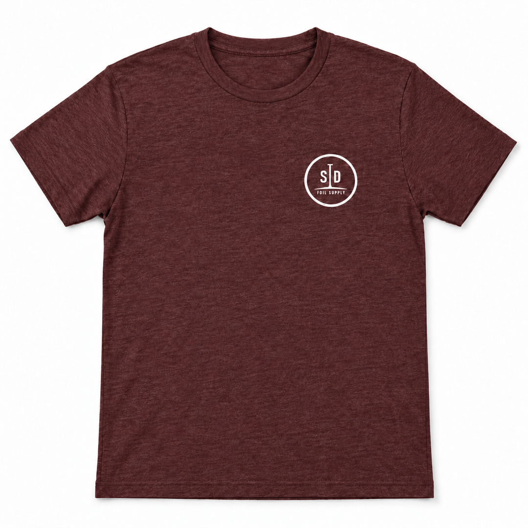 San Diego Foil Supply Heather Logo T-Shirt